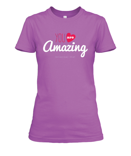 女-短袖圓領Tee-You are amazing