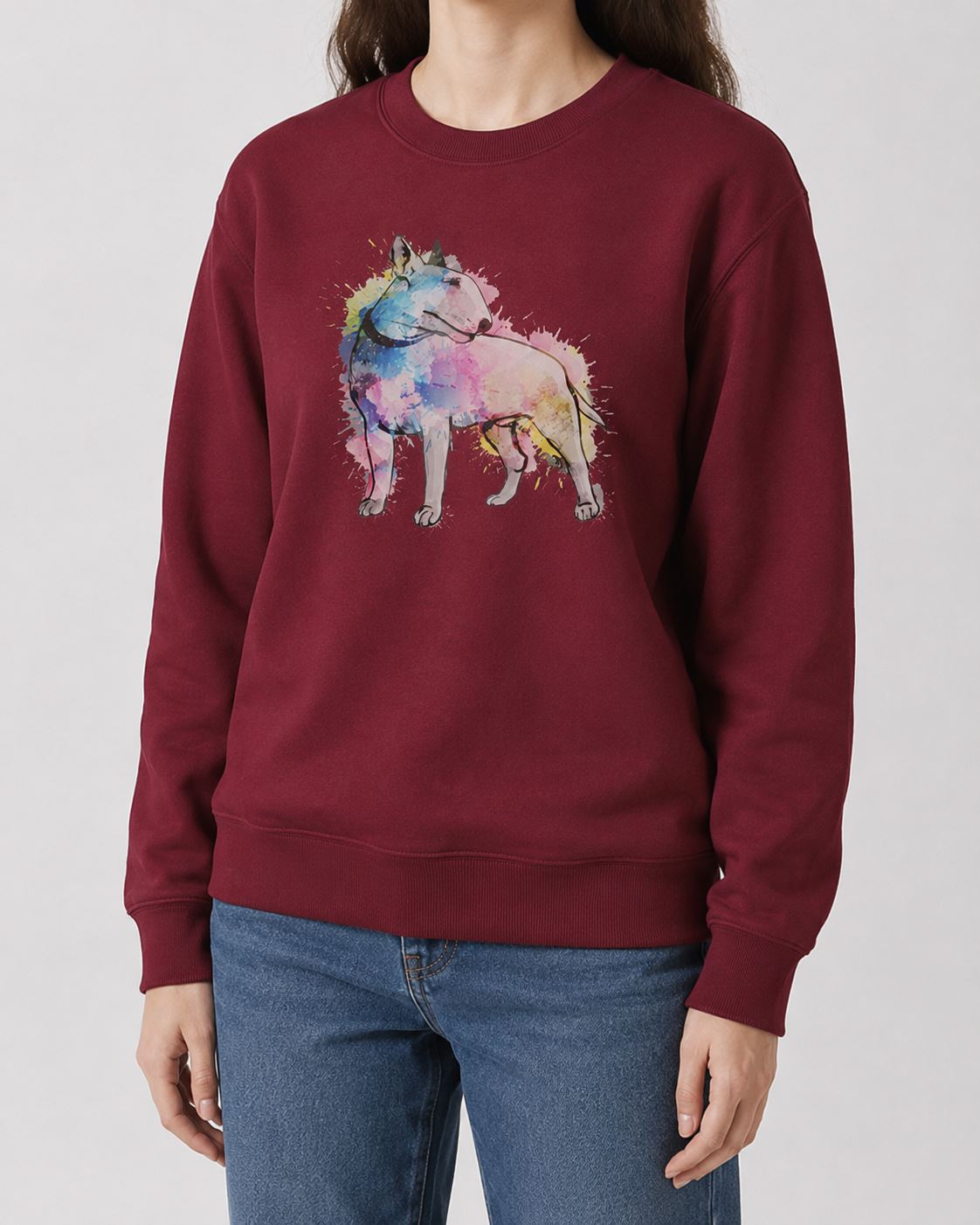 女-刷毛厚棉Tee-賤狗