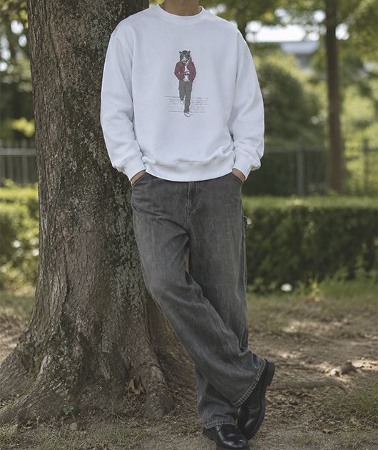 男-刷毛厚棉Tee-帥氣虎男