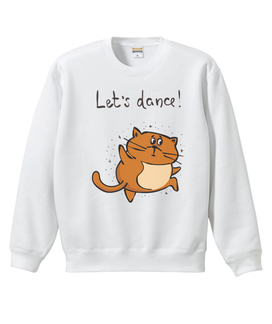 女-刷毛厚棉Tee-貓舞者