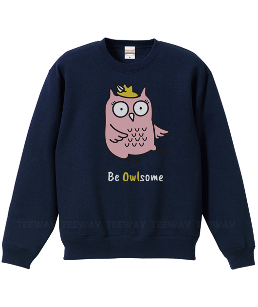 女-刷毛厚棉Tee-瞪大眼