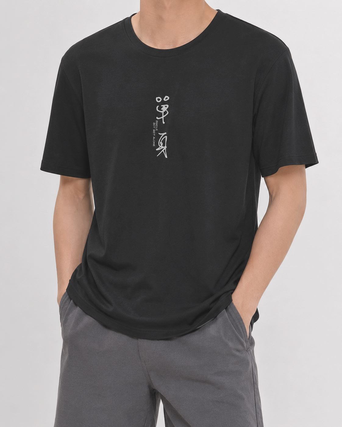 男-短袖圓領Tee-單身很好