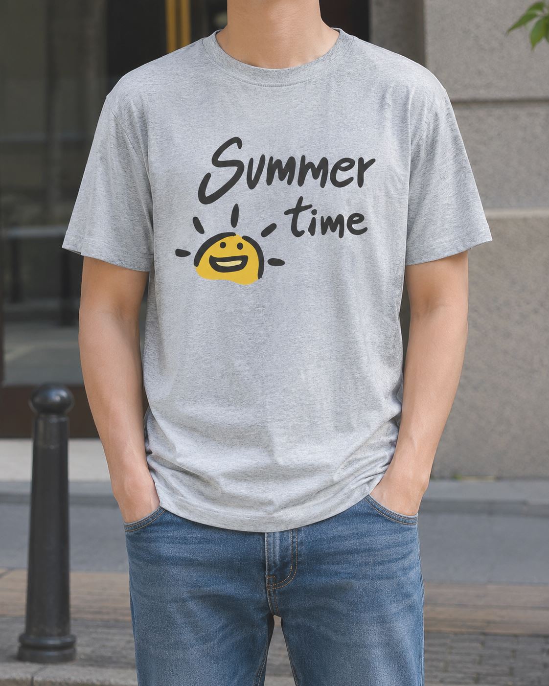 男-短袖圓領T-Summer Time